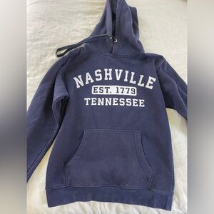 Nashville Tennessee Navy Hoodie Sweater